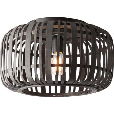 BRILLIANT Woodrow Dunkelholz/Schwarz 40cm Deckenleuchte - Deckenlicht BRILLIANT Woodrow Dunkelholz/Schwarz 40cm Deckenleuchte - Deckenlicht
