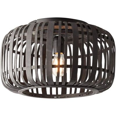 BRILLIANT Woodrow Dunkelholz/Schwarz 40cm Deckenleuchte - Deckenlicht BRILLIANT Woodrow Dunkelholz/Schwarz 40cm Deckenleuchte - Deckenlicht