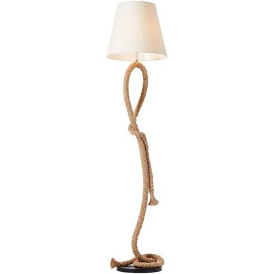 Brilliant Sailor Stehlampe - Natur/Weiß, 40W E27, 175cm Brilliant Sailor Stehlampe - Natur/Weiß, 40W E27, 175cm