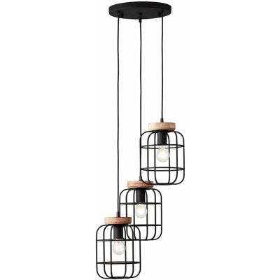 BRILLIANT Gwen - Höhenverstellbare 3-flammige Pendelleuchte - 42cm Ø, 165cm H BRILLIANT Gwen - Höhenverstellbare 3-flammige Pendelleuchte - 42cm Ø, 165cm H