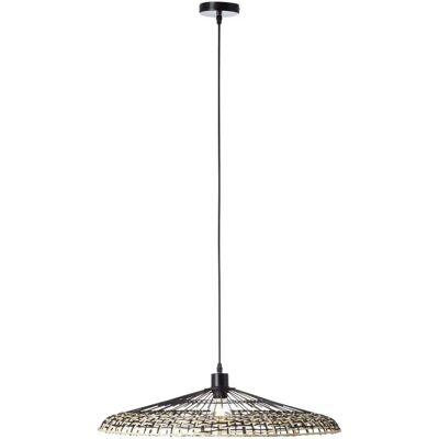 BRILLIANT Fixi Pendellampe - Höhenverstellbar, 60cm, Schwarz/Natur BRILLIANT Fixi Pendellampe - Höhenverstellbar, 60cm, Schwarz/Natur