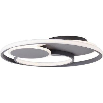 BRILLIANT Runda Dimmable LED-Deckenleuchte - Groß Grau 50x50cm BRILLIANT Runda Dimmable LED-Deckenleuchte - Groß Grau 50x50cm