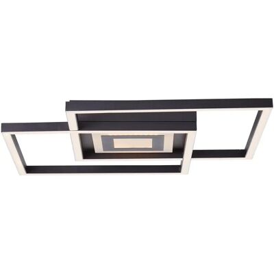 Brilliant Metis Deckenleuchte - 40x30cm Schwarz - Dimmbar in 3 Stufen Brilliant Metis Deckenleuchte - 40x30cm Schwarz - Dimmbar in 3 Stufen