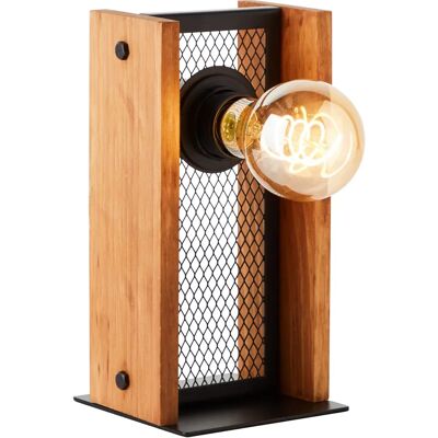 BRILLIANT LEUCHTEN Calandra Schwarze Holz Tischlampe - Innenbeleuchtung BRILLIANT LEUCHTEN Calandra Schwarze Holz Tischlampe - Innenbeleuchtung