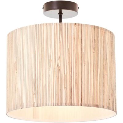 BRILLIANT Plafonnier Wimea - Dimmable, 30cm, Noir/Bois - Publicité BRILLIANT Plafonnier Wimea - Dimmable, 30cm, Noir/Bois - Publicité