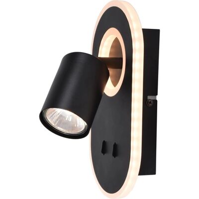 BRILLIANT Kimon LED Wandstrahler Schwarz - Für Reflektorlampen geeignet BRILLIANT Kimon LED Wandstrahler Schwarz - Für Reflektorlampen geeignet