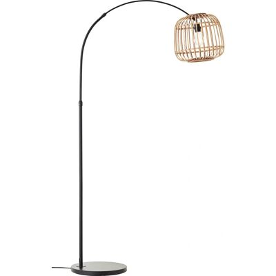 BRILLIANT Nikka Stehlampe - Verstellbar, Natürliche Materialien, 171cm BRILLIANT Nikka Stehlampe - Verstellbar, Natürliche Materialien, 171cm
