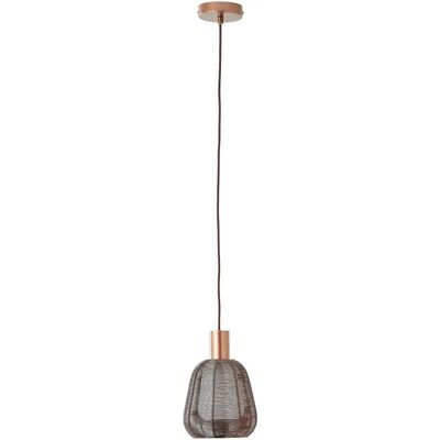 BRILLIANT Wallace Pendellampe - Verstellbar, Ø 18cm, Braun BRILLIANT Wallace Pendellampe - Verstellbar, Ø 18cm, Braun