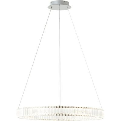 Brilliant Queen LED Pendelleuchte - 80cm chrom - Fernbedienung - Dimmbar Brilliant Queen LED Pendelleuchte - 80cm chrom - Fernbedienung - Dimmbar