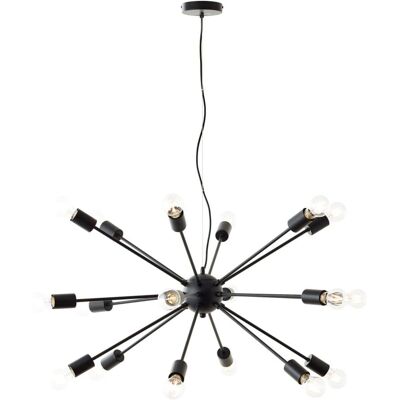 Brilliant Dree Pendelleuchte - 90cm, Schwarz, Höhenverstellbar, E27, Modern Brilliant Dree Pendelleuchte - 90cm, Schwarz, Höhenverstellbar, E27, Modern