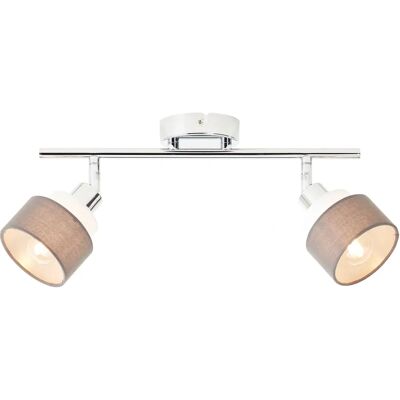 BRILLIANT Naples Deckenleuchte - Verstellbar, modernes Design, 2-flammig BRILLIANT Naples Deckenleuchte - Verstellbar, modernes Design, 2-flammig
