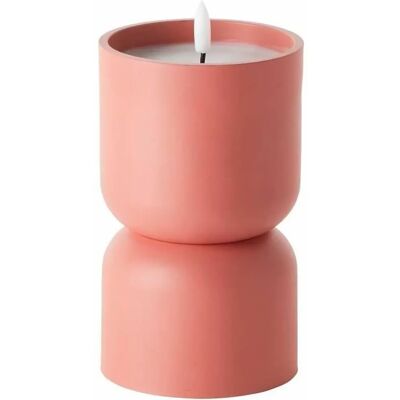 Bougie LED Terracotta Brilliant - 3 W, 18x9,8cm - Publicité Bougie LED Terracotta Brilliant - 3 W, 18x9,8cm - Publicité