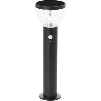 BRILLIANT Schwarze Gartenlaterne - 4W LED, 52x16cm - Außen Solarleuchte BRILLIANT Schwarze Gartenlaterne - 4W LED, 52x16cm - Außen Solarleuchte