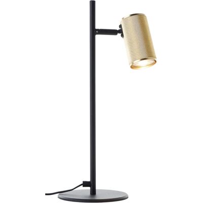 BRILLIANT Marty Schwarze & Goldne Tischlampe - Tischleuchte BRILLIANT Marty Schwarze & Goldne Tischlampe - Tischleuchte