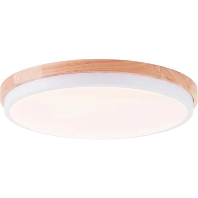 BRILLIANT Baarlo Wit Hout Plafondlamp - Verlichting BRILLIANT Baarlo Wit Hout Plafondlamp - Verlichting