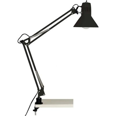 Brilliant Zwarte Bureaulamp met Klem - Lamp voor bureau Brilliant Zwarte Bureaulamp met Klem - Lamp voor bureau