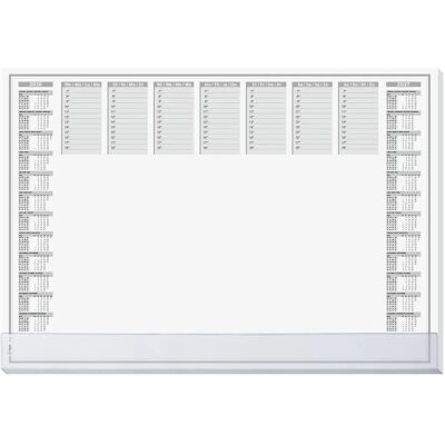 Sigel H6366 Bordsunderlägg - Grå, Vit - 59,5x41cm - 40 Ark - Nyskap Sigel H6366 Bordsunderlägg - Grå, Vit - 59,5x41cm - 40 Ark - Nyskap