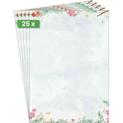 Sigel Weihnachtsbriefpapier Christmas Magic Motiv DIN A4 90 g/qm 25 Blatt Sigel Weihnachtsbriefpapier Christmas Magic Motiv DIN A4 90 g/qm 25 Blatt