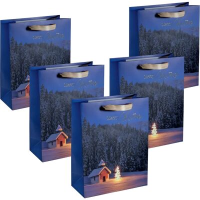 Sigel Gift Bag Christmas Chapel Large - Gift Bag Sigel Gift Bag Christmas Chapel Large - Gift Bag