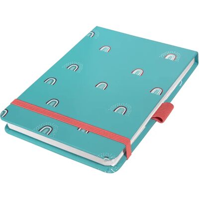 Sigel Regenbogen Türkis Hardcover Notizbuch - 158 Seiten Sigel Regenbogen Türkis Hardcover Notizbuch - 158 Seiten