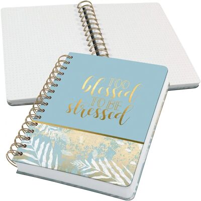 Sigel Spiral Notebook Heavenly Leaves - A5 - Dot-Lineatur - White Paper Sigel Spiral Notebook Heavenly Leaves - A5 - Dot-Lineatur - White Paper