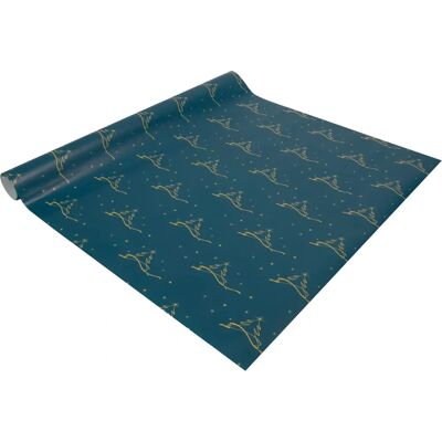 Sigel Geschenkpapier Blau Gelb Petrol - Geschenkpapier Sigel Geschenkpapier Blau Gelb Petrol - Geschenkpapier