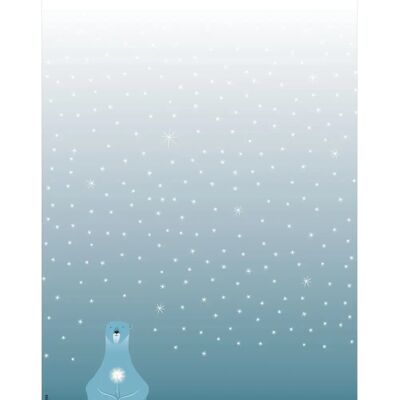 Papier de Noël Sigel - Ours polaire avec bougie - A4 - 90 Gsm - Publicité Papier de Noël Sigel - Ours polaire avec bougie - A4 - 90 Gsm - Publicité