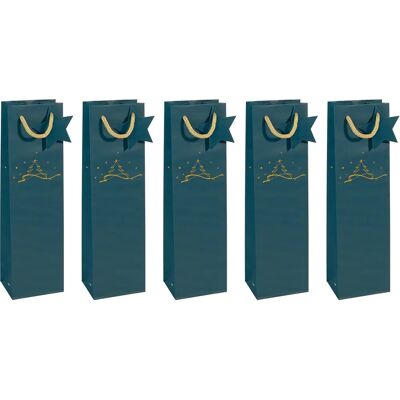 Sigel Modèle GT036 Sac Cadeau Sapin de Noël Bleu - Type de Cadeau - Publicité Sigel Modèle GT036 Sac Cadeau Sapin de Noël Bleu - Type de Cadeau - Publicité