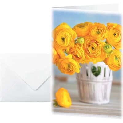 Sigel Modell DS104 - Ranunculus Grußkarten Set aus 10 Sigel Modell DS104 - Ranunculus Grußkarten Set aus 10