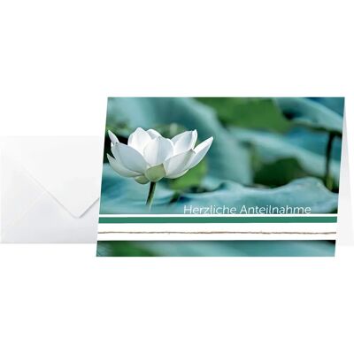 Biglietti di condoglianze Water Lily DIN A6 Sigel Biglietti di condoglianze Water Lily DIN A6 Sigel