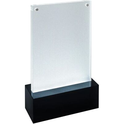 Cornice foto LED in acrilico Sigel TA423 - Singola, Nero/Trasparente - Cornice Cornice foto LED in acrilico Sigel TA423 - Singola, Nero/Trasparente - Cornice