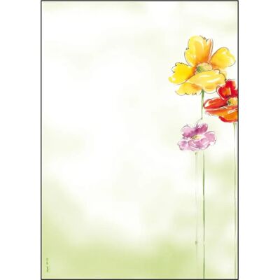 Sigel Art Paper DP123 - Spring Flowers - 50 Sheets Sigel Art Paper DP123 - Spring Flowers - 50 Sheets