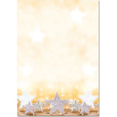 Sigel DP029 Kunstpapier - Weihnachts Glitter Sterne - A4 - 100 Blatt Sigel DP029 Kunstpapier - Weihnachts Glitter Sterne - A4 - 100 Blatt