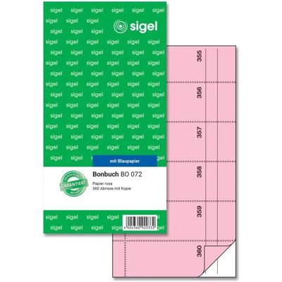 Sigel Bonbuch 360 Pink Notizbuch - Notizblock Sigel Bonbuch 360 Pink Notizbuch - Notizblock