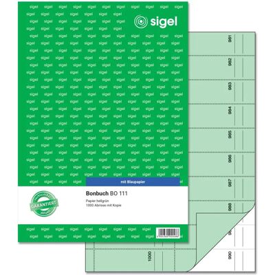 Sigel Bonbuch 1000 Sheets - Bonbuch Sigel Bonbuch 1000 Sheets - Bonbuch