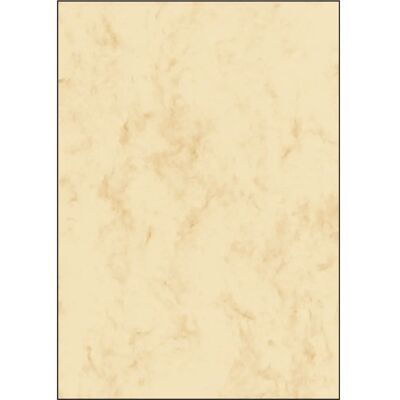 Sigel DP397 Carta Marmorizzata A4 - Beige - 200 g/m² - Doppia faccia - 50 fogli Sigel DP397 Carta Marmorizzata A4 - Beige - 200 g/m² - Doppia faccia - 50 fogli