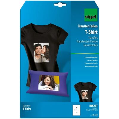 Sigel IP653 Weiß Baumwoll-Transferpapier - Kleidungstransfer Inkjet Sigel IP653 Weiß Baumwoll-Transferpapier - Kleidungstransfer Inkjet