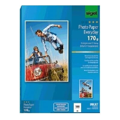 Sigel IP715 Hochglänzendes Druckerpapier A4 - 100 Blatt Sigel IP715 Hochglänzendes Druckerpapier A4 - 100 Blatt