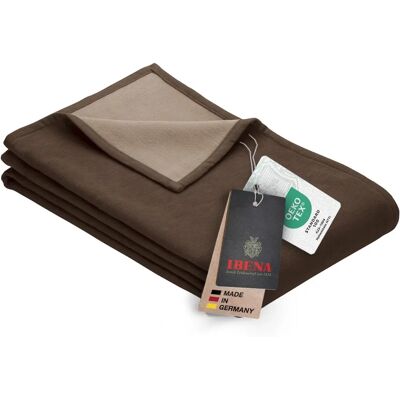 Ibena Cotton Pur Wärmende Kuscheldecke in Trendfarben Ibena Cotton Pur Wärmende Kuscheldecke in Trendfarben