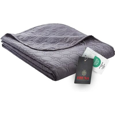 Ibena Sonio Anthrazit Tagesdecke - Tagesdecke Ibena Sonio Anthrazit Tagesdecke - Tagesdecke