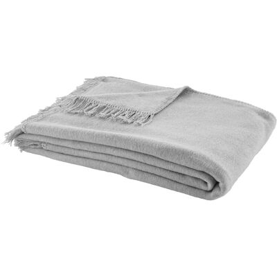 IBENA - Braga - silbergrau - 150x200 - throw blanket IBENA - Braga - silbergrau - 150x200 - throw blanket