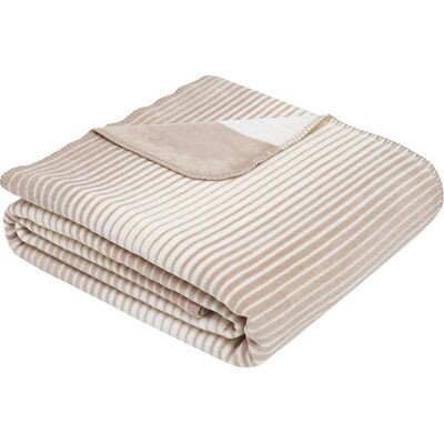 IBENA Glasgow Wende Wohndecke Beige - Jacquard IBENA Glasgow Wende Wohndecke Beige - Jacquard