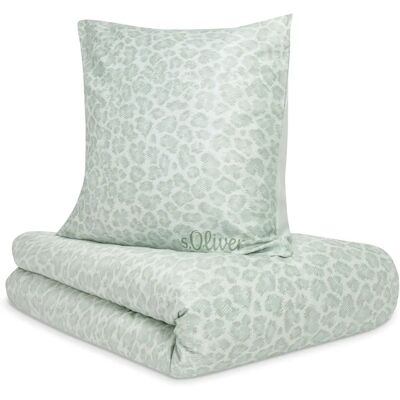 s.Oliver Satinbettwäsche - oliv - 135x200 cm - Bettwäsche s.Oliver Satinbettwäsche - oliv - 135x200 cm - Bettwäsche