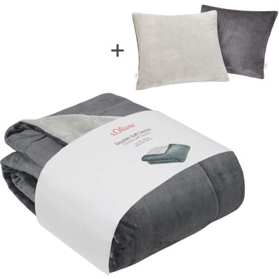 s.Oliver Doublesoft Mikrofaser-Flauschdecke - Kuscheldecke s.Oliver Doublesoft Mikrofaser-Flauschdecke - Kuscheldecke