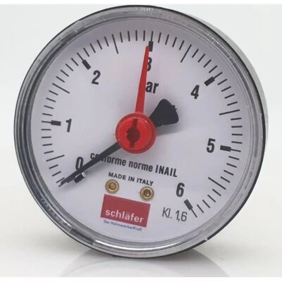 SCHLÄFER - 0930165 - Diamètre 63 mm - Pressure gauge - Publicité SCHLÄFER - 0930165 - Diamètre 63 mm - Pressure gauge - Publicité