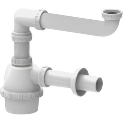 SCHLÄFER - 4395301 - connexion 1 1/2 pouce - sortie 40 mm - Siphon - Publicité SCHLÄFER - 4395301 - connexion 1 1/2 pouce - sortie 40 mm - Siphon - Publicité
