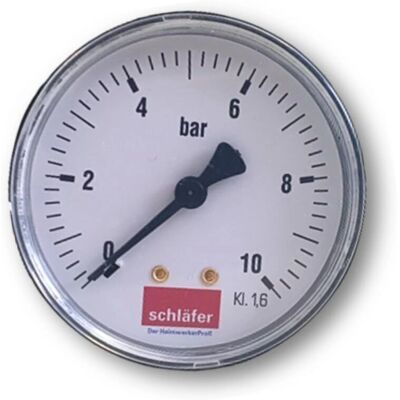 SCHLÄFER - 0930160 - 63 mm - 1/4 in - Manomètre - Publicité SCHLÄFER - 0930160 - 63 mm - 1/4 in - Manomètre - Publicité
