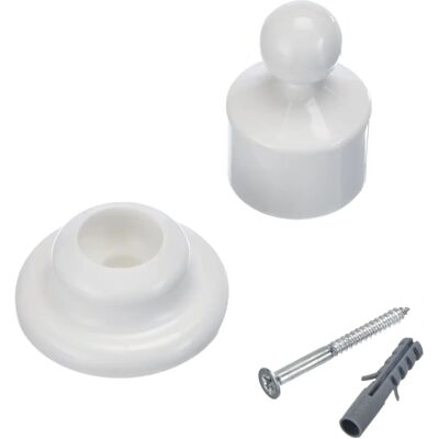 KLEINE WOLKE Wall Support - Supporto angolare a Parete per Pali 25 mm - Wall Support KLEINE WOLKE Wall Support - Supporto angolare a Parete per Pali 25 mm - Wall Support