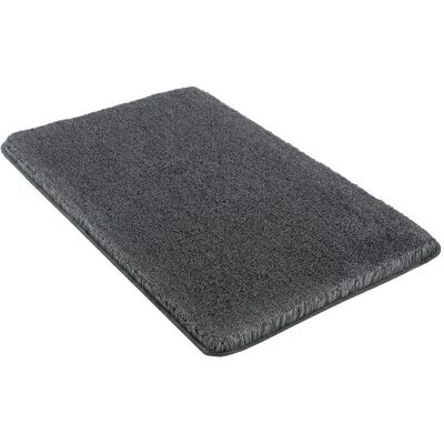 KLEINE WOLKE Relax Badmatte - Rechteckig, 85x150cm, Grau KLEINE WOLKE Relax Badmatte - Rechteckig, 85x150cm, Grau