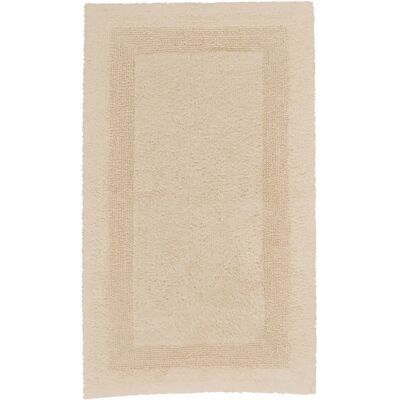Arizona badrumsmatta beige 55x65cm, bomull, enfärgad Arizona badrumsmatta beige 55x65cm, bomull, enfärgad